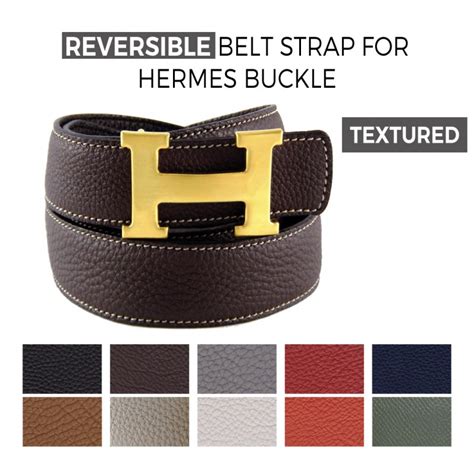 replacement belt strap for hermes|leather strap for Hermes buckle.